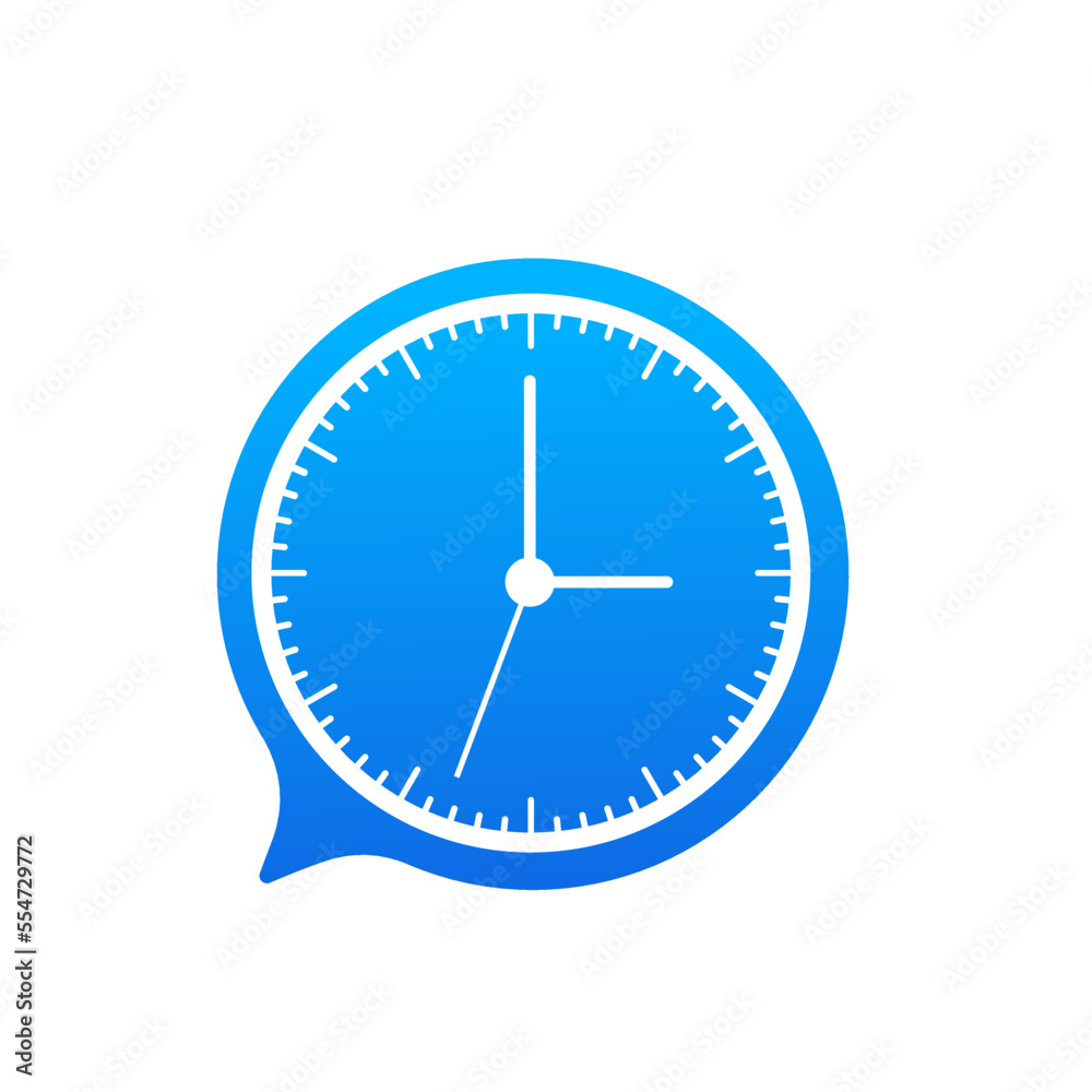 Message time icon ,alarm clock 24 hours icon for speed delivery concept. Time, service and support around the clock, 24 hours a day in bubble form. Vector illustration Message time icon ,alarm clock 24 hours icon for speed delivery concept. Time, service and support around the clock, 24 hours a day in bubble form. Vector illustration
