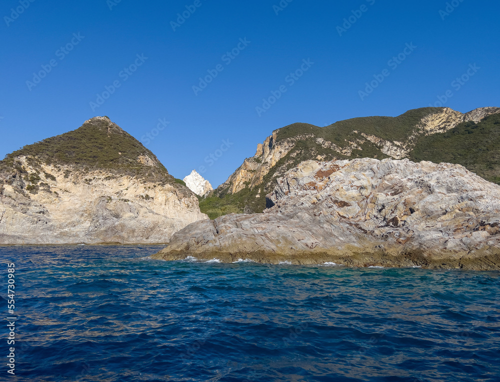 Fototapeta premium The strange islands in the Mediterranean Sea.