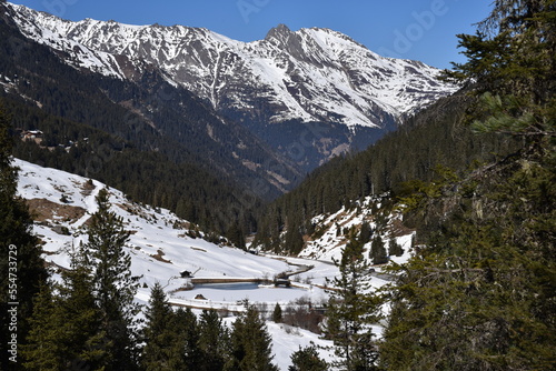 Roßkogel ein Berg im Sellraintal in Österreich