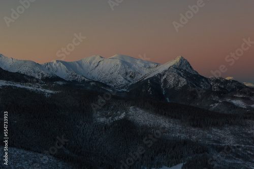 Obraz na płótnie Tatry w salonie