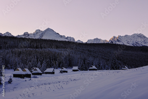 Obraz na płótnie Tatry w salonie