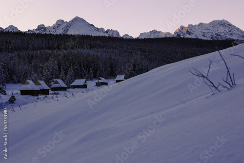 Obraz na płótnie Tatry w salonie