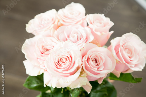 bouquet of pink roses