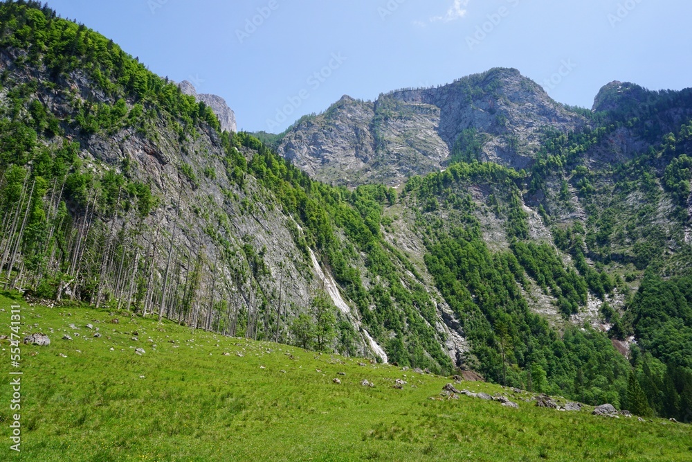 Beautiful landscape in the Bavarian Alps in Berchtesgaden