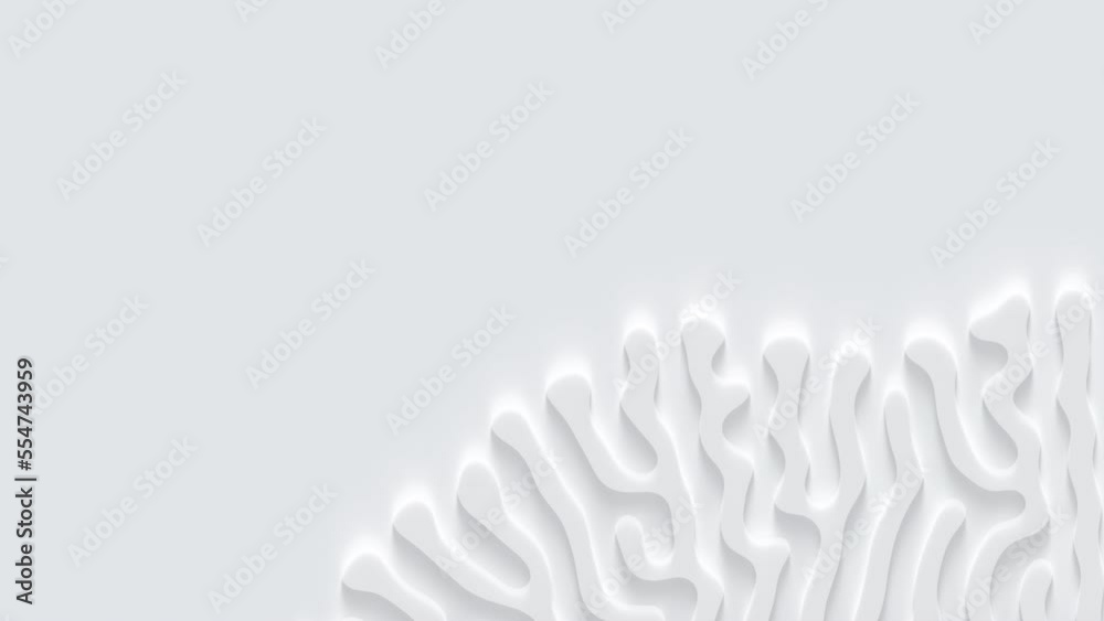 Reaction diffusion organic growing pattern. Cell division science background.