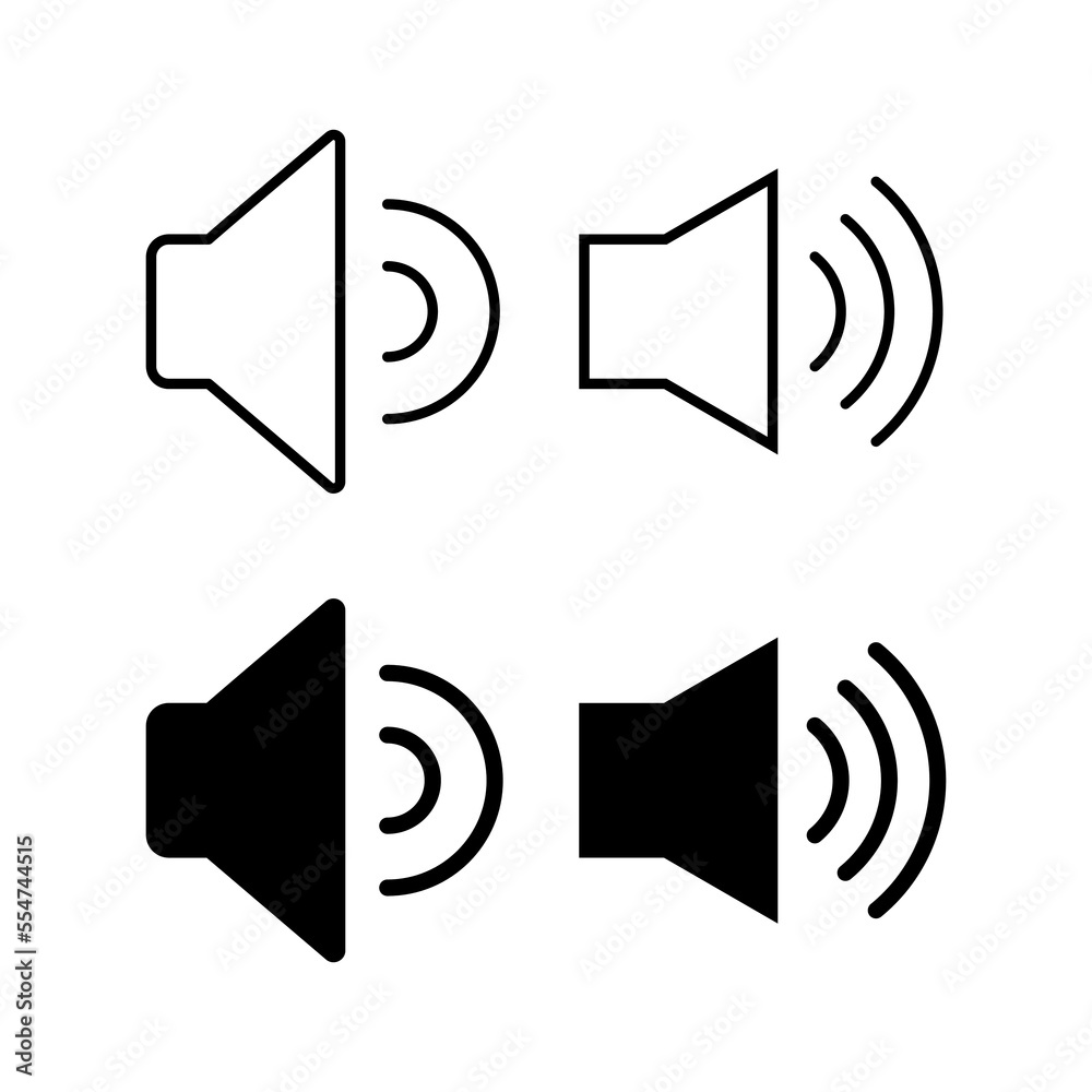 Speaker icon vector for web and mobile app. volume sign and symbol. loudspeaker icon. sound symbol Speaker icon vector for web and mobile app. volume sign and symbol. loudspeaker icon. sound symbol
