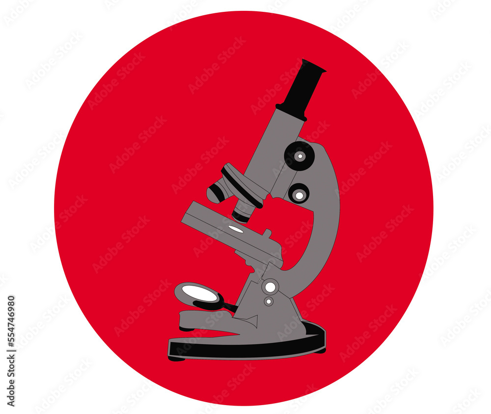 illustration of microscope illustration of microscope