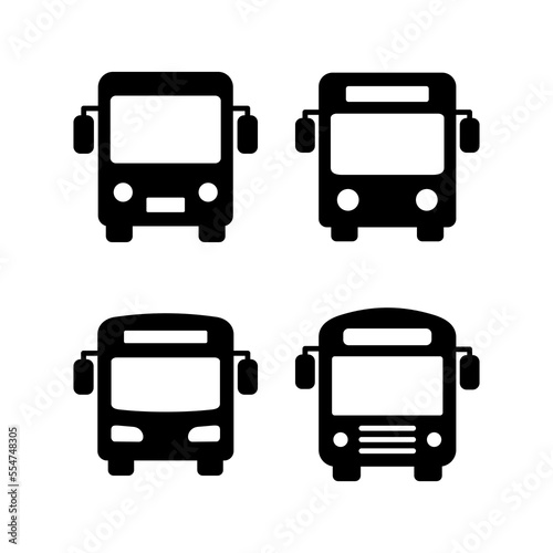 Bus icon vector for web and mobile app. bus sign and symbol. transport symbol