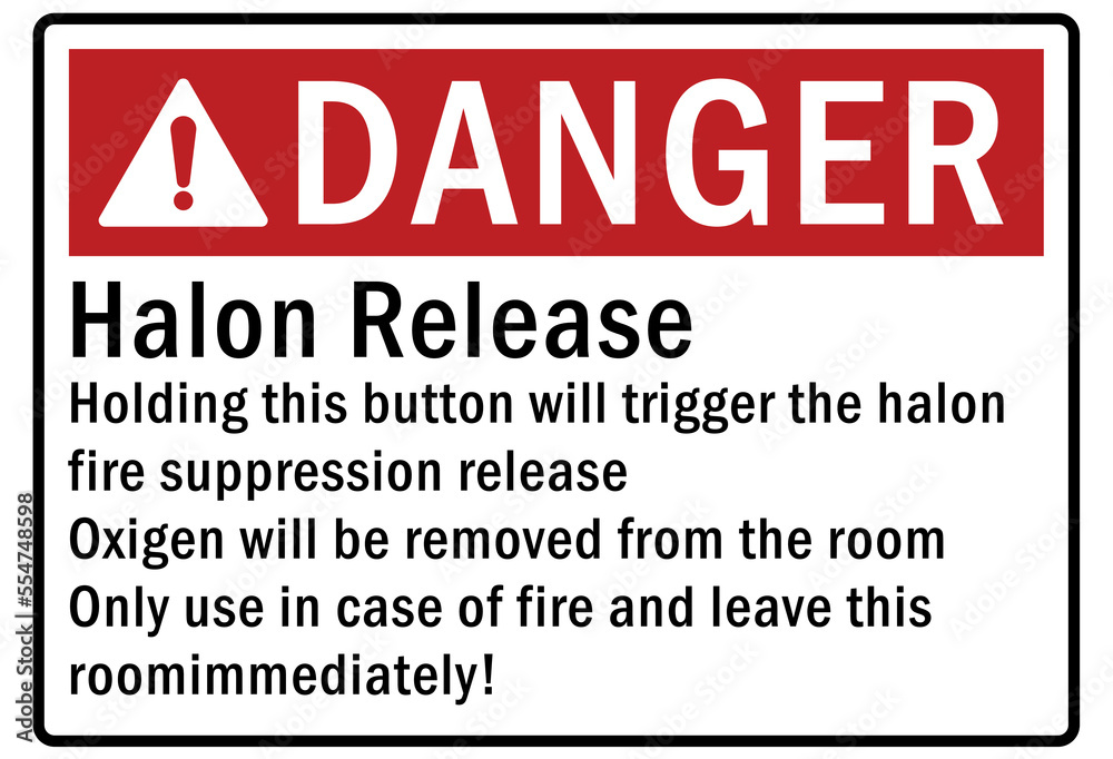 Fire hazard, fire extinguisher sign and labels Fire hazard, fire extinguisher sign and labels