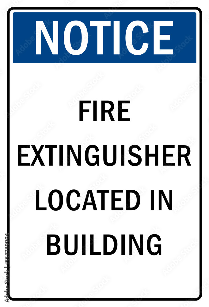 Fire hazard, Fire extinguisher sign and labels Fire hazard, Fire extinguisher sign and labels