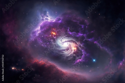 violet galaxy