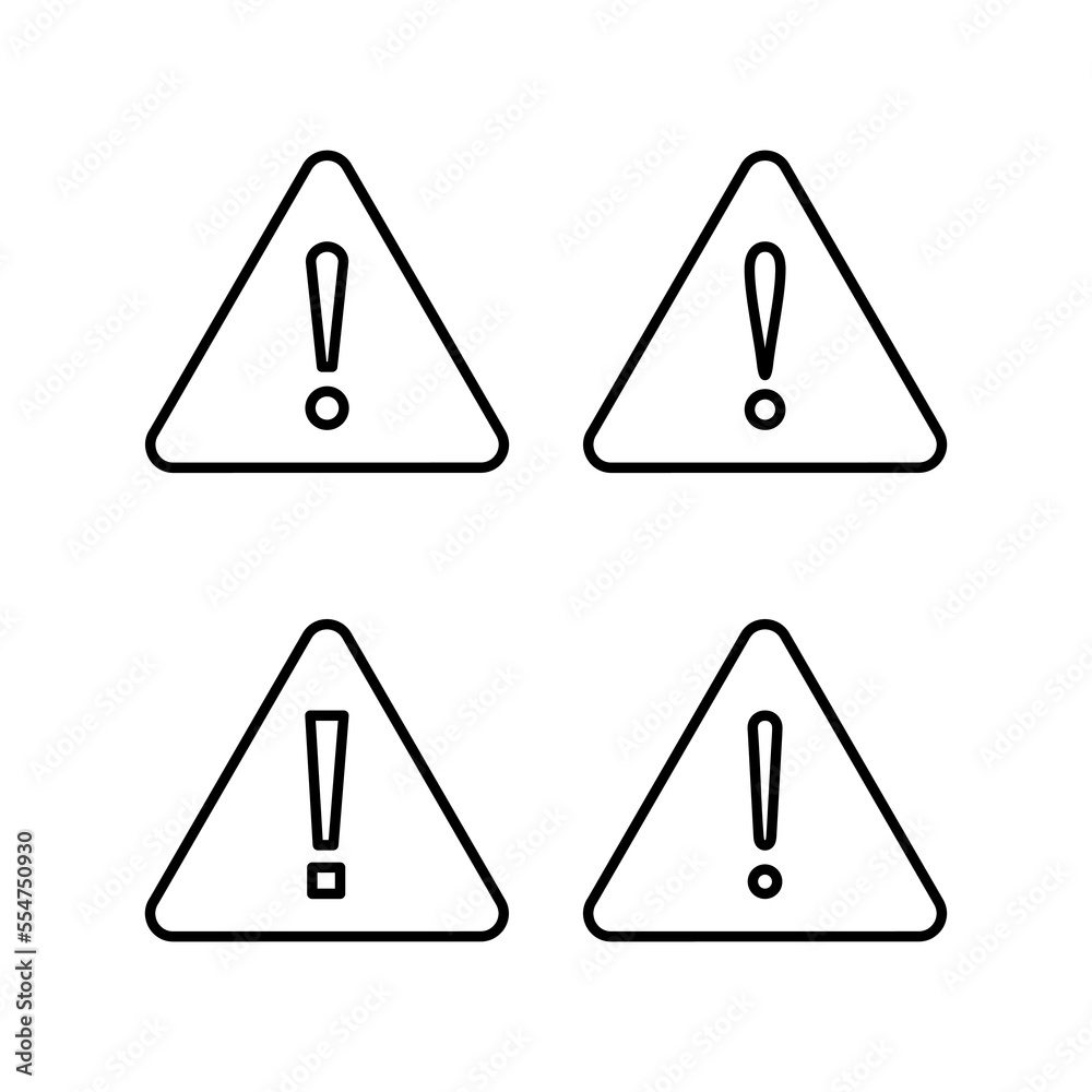 Exclamation danger sign for web and mobile app. attention sign and symbol. Hazard warning attention sign Exclamation danger sign for web and mobile app. attention sign and symbol. Hazard warning attention sign