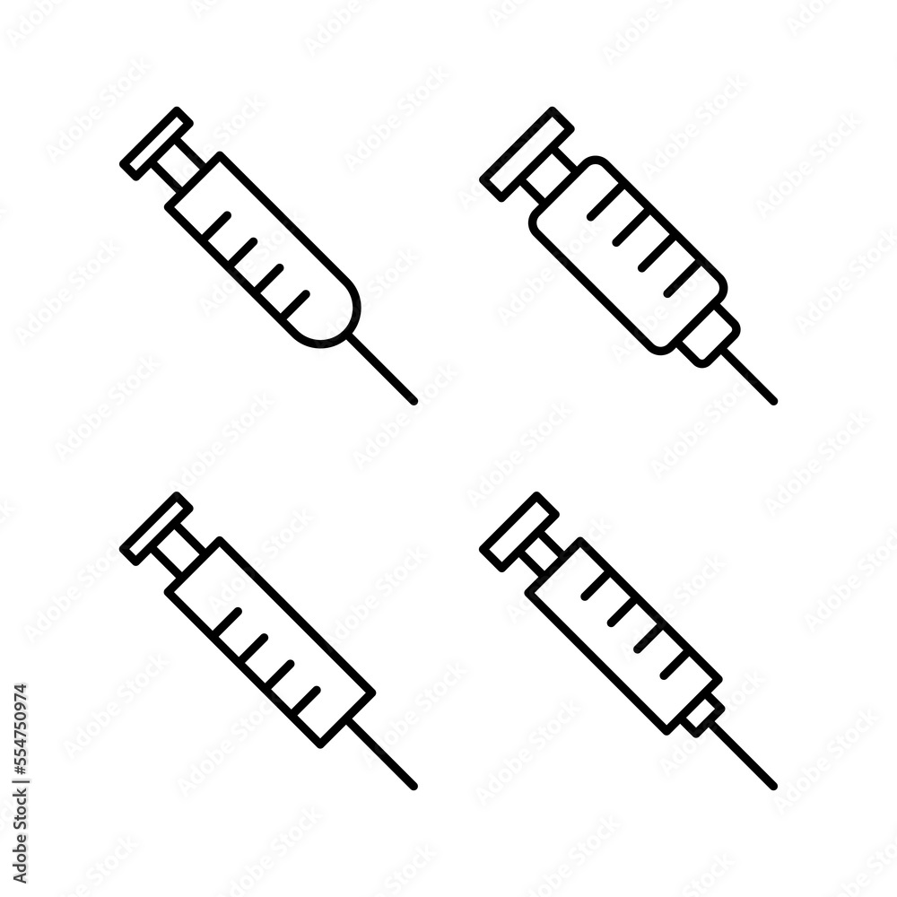 Syringe icon vector for web and mobile app. injection sign and symbol. vaccine icon Syringe icon vector for web and mobile app. injection sign and symbol. vaccine icon