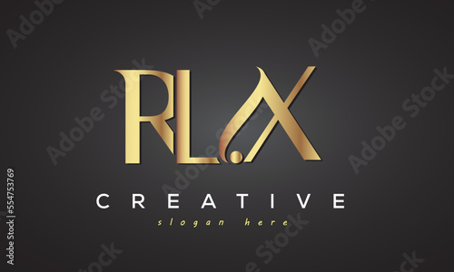 RLX creative luxury logo design	
 photo