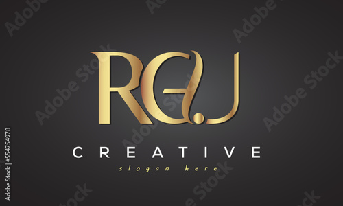 RGU creative luxury logo design	
 photo