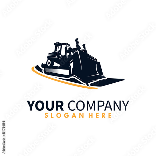 Heavy Equipment Logo Design Template
