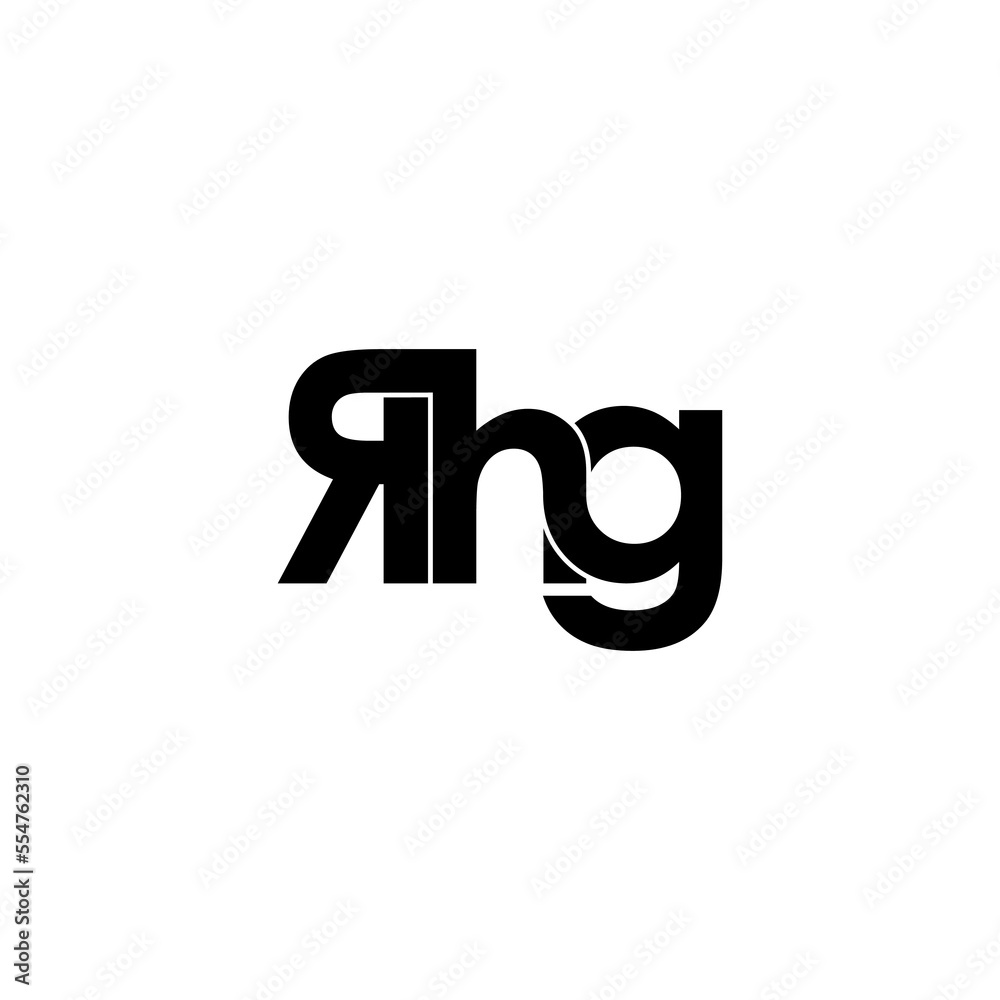 rhg letter initial monogram logo design rhg letter initial monogram logo design