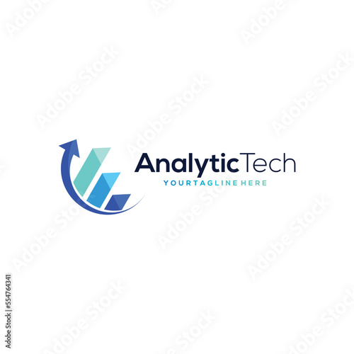 Simple Analytic Logo designs template, Business logo design
