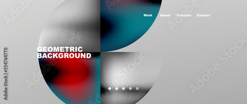Circles and round elements abstract background design for wallpaper, banner, background, landing page, wall art, invitation, prints