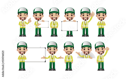 Set of people characters