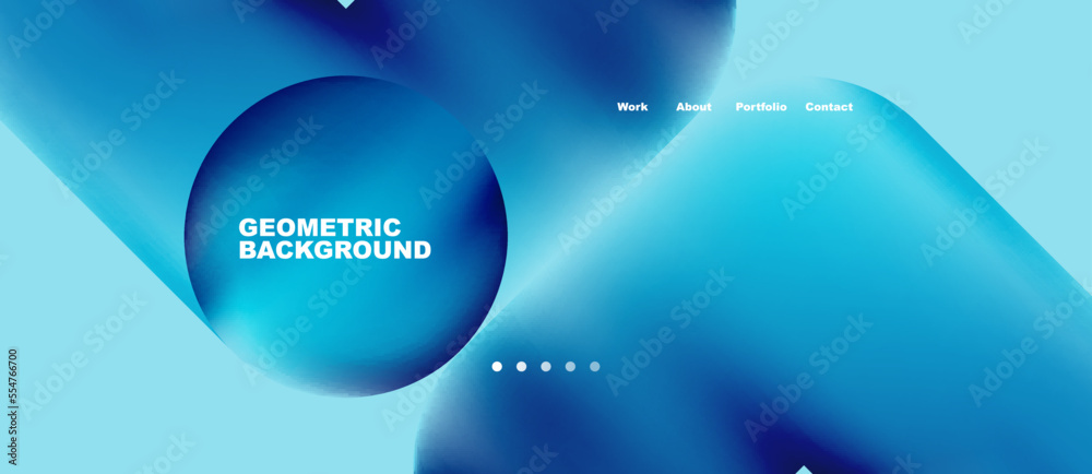 Round shapes and circles with liquid gradients Round shapes and circles with liquid gradients