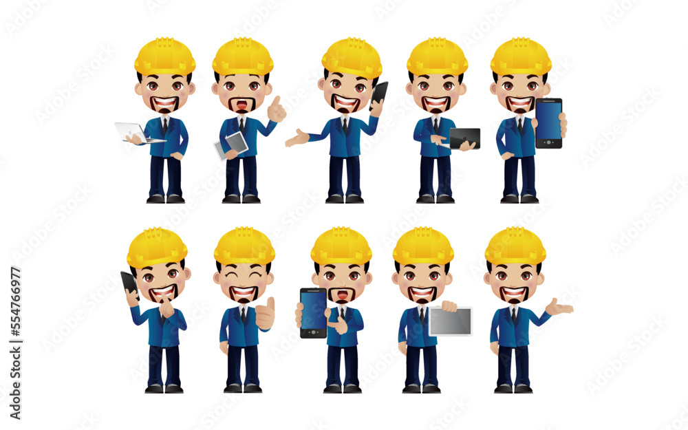 People with different poses. vector People with different poses. vector