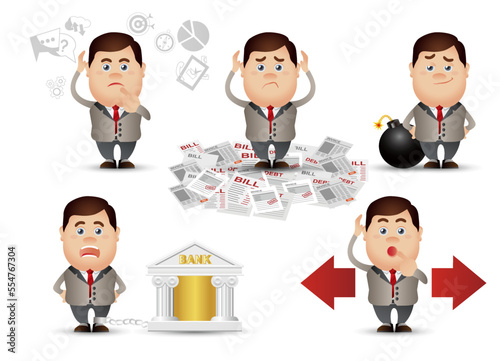 Cute People - businessman set 
