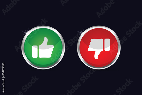 Like and Dislike Vector element