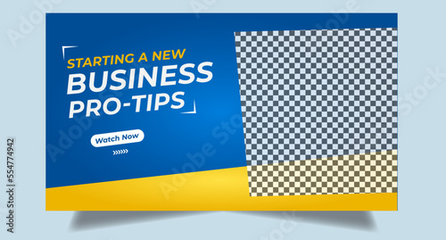 Editable youtube thumbnail template design for youtube videos video thumbnail video cover template 