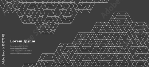 幾何学 抽象 黒 白 ヘキサゴン 背景