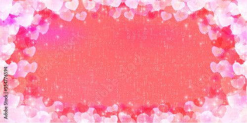 バレンタイン　ハート　冬　背景