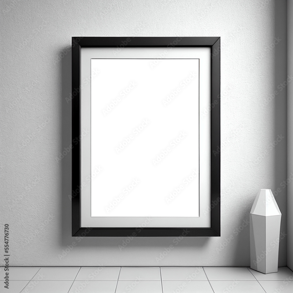 Transparent Black Frame Mockup Transparent Black Frame Mockup