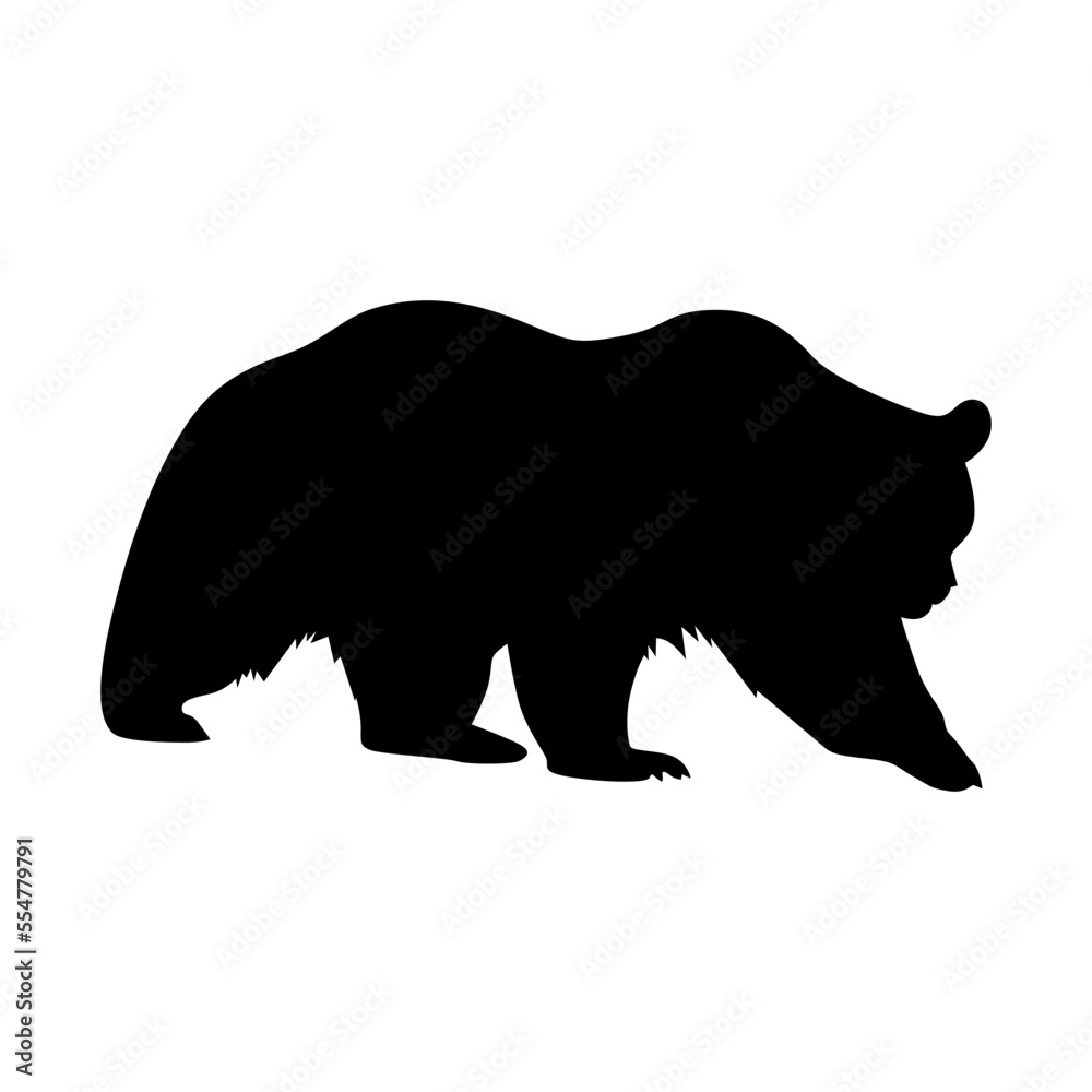 Fototapeta premium Silhouette of bear