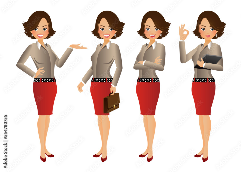 Obraz premium Elegant People-Businesswoman