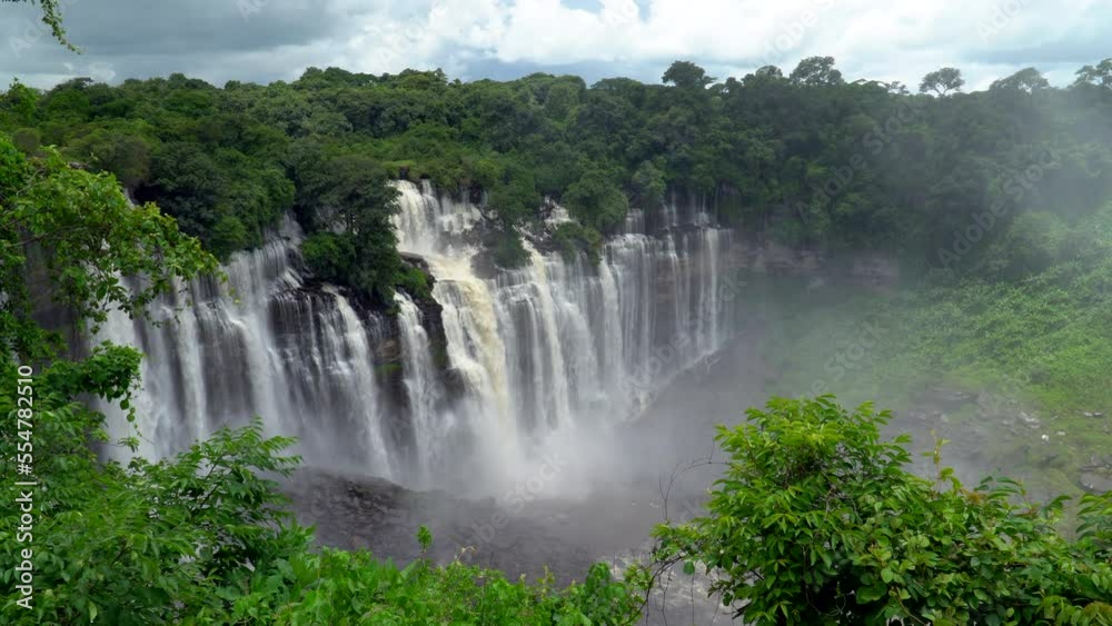 The famous Kalandula waterfall in Angola, Africa The famous Kalandula waterfall in Angola, Africa