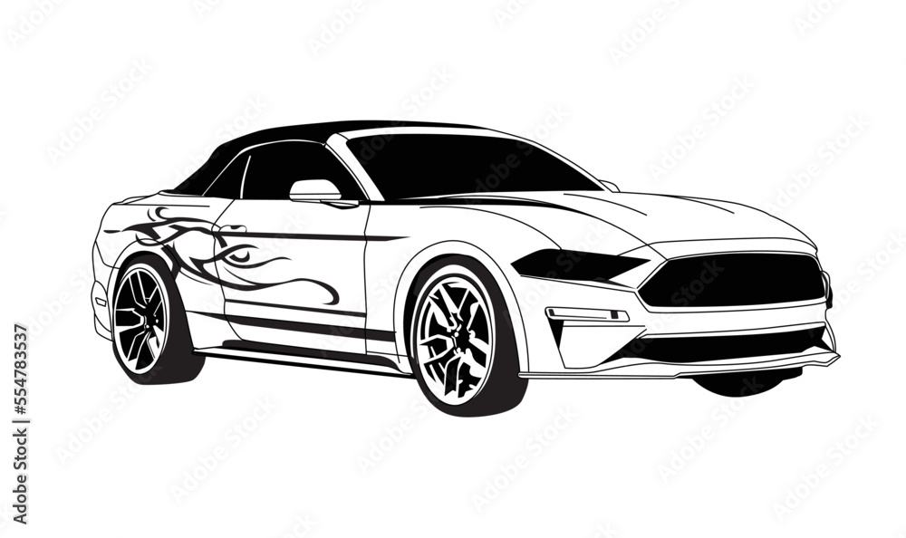 Car silhouette Illustration 