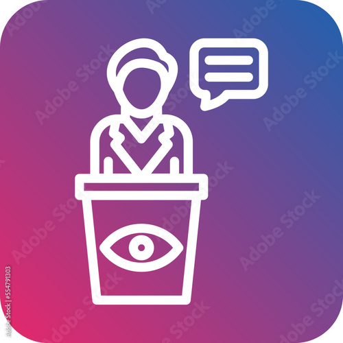 Eye Witness Icon Style