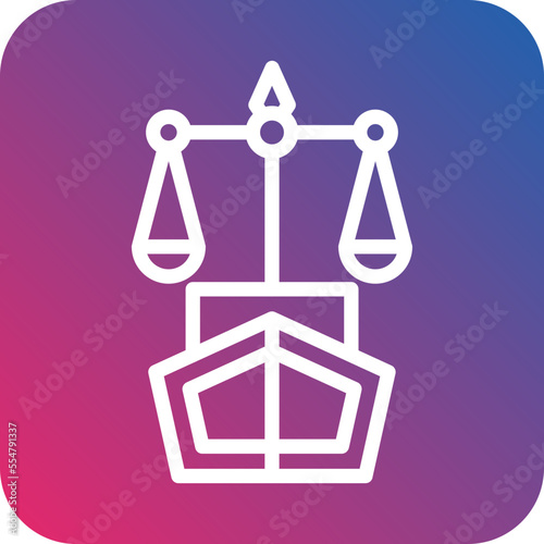 Maritime Law Icon Style