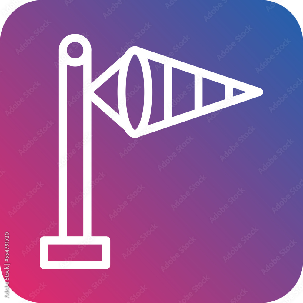 Windsock Icon Style Windsock Icon Style
