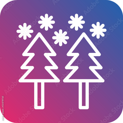 Snow Forest Icon Style