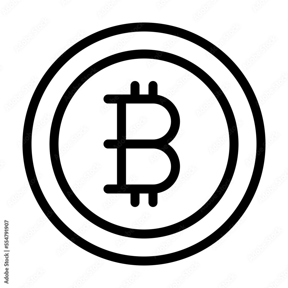 coin icon line style coin icon line style