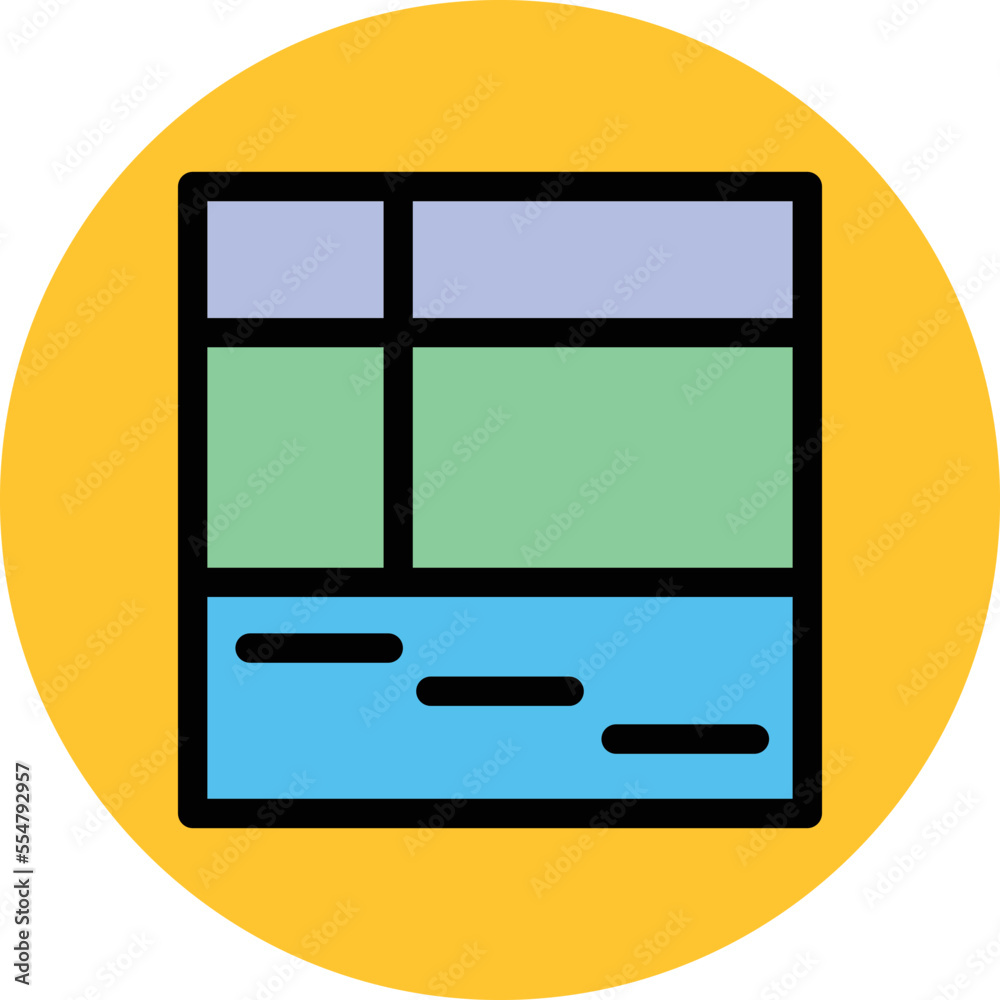 Grid Vector Icon
Grid Vector Icon