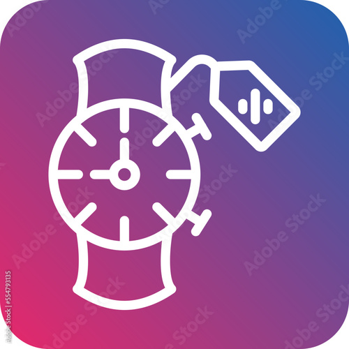 Wristwatch Sale Icon Style