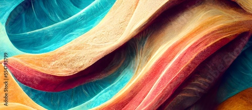Colorful incredible fantastic backdrop, Colorful abstract Wave background, wallpaper texture