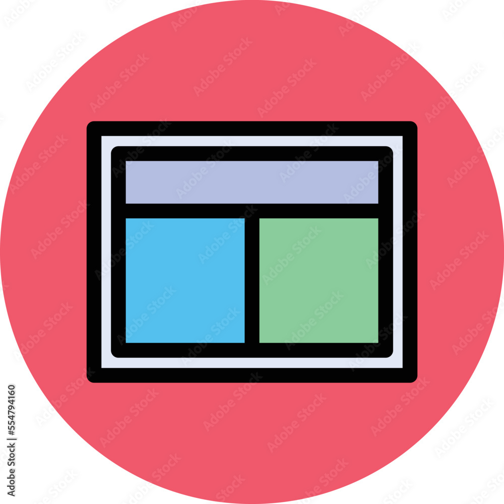 Layout Vector Icon
Layout Vector Icon