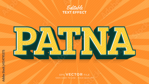 editable text effect - India republic day style theme