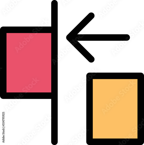 Left Align Vector Icon
