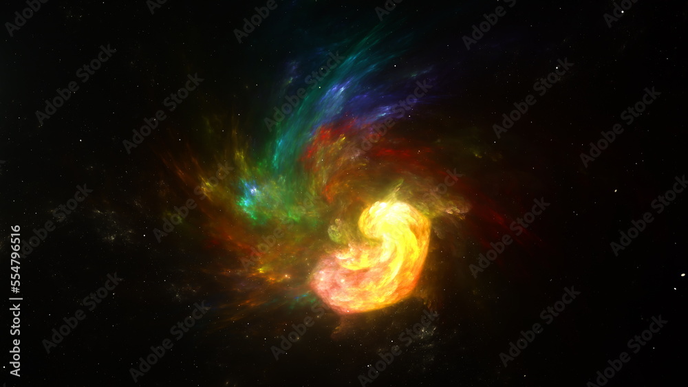 Obraz premium Galaxy Space background universe magic sky nebula night purple cosmos. Cosmic galaxy wallpaper blue starry color star dust. Blue texture abstract galaxy infinite future dark deep light 3d render
