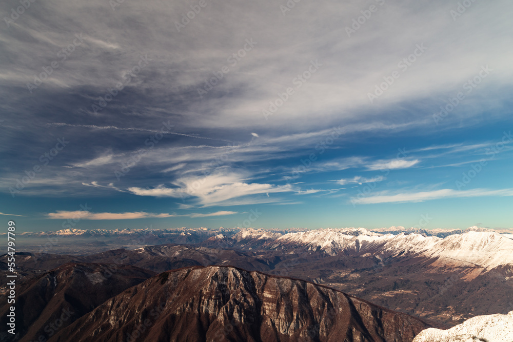 Fototapeta premium On the Matajur in a winter day