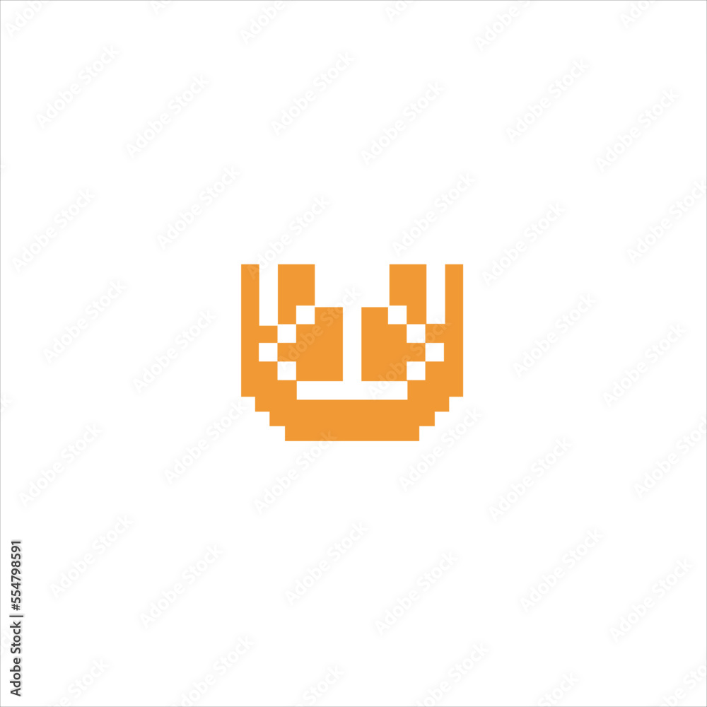 Orange vector template logo in a modern style, on a white background. Orange vector template logo in a modern style, on a white background.